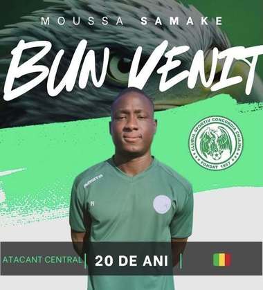 Atacantul Moussa Samake, împrumutat de CFR Cluj la Concordia Chiajna