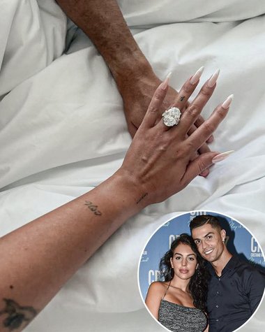 Cristiano Ronaldo se însoară. Georgina Rodriguez a primit inelul de la starul portughez