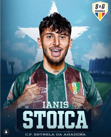 Portugalia: Ianis Stoica a înscris la debut şi Estrela Amadora a făcut 1-1 în deplasare, la Estoril