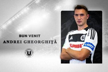 Universitatea Cluj l-a împrumutat pe Andrei Gheorghiţă, de la FCSB