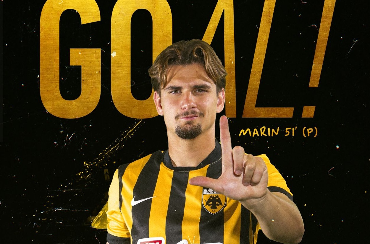 Conference League: Răzvan Marin a marcat, AEK Atena a dispus cu 3-1 de Aris Limassol şi s-a calificat în play-off