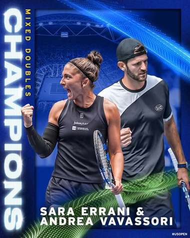 Sara Errani şi Andrea Vavassori au câştigat US Open la dublu mixt a doua oară. Ei vor încasa un premiu de un milion de dolari