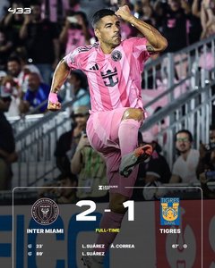 Inter Miami, fără Lionel Messi, s-a calificat în semifinalele Leagues Cup: Luis Suarez a marcat de două ori - VIDEO