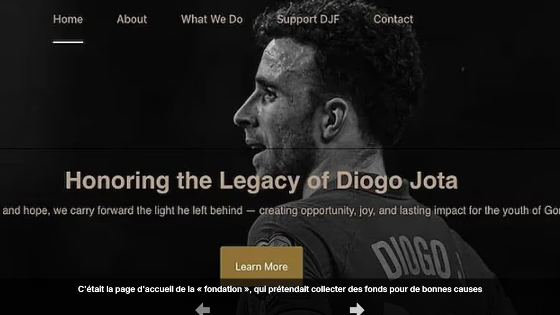 “Fundaţia Diogo Jota”, o păcăleală? Site-ul pe care se strângeau donaţii a dispărut peste noapte