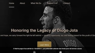 “Fundaţia Diogo Jota”, o păcăleală? Site-ul pe care se strângeau donaţii a dispărut peste noapte