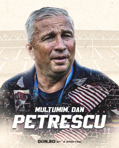 CFR Cluj anunţă despărţirea oficială de antrenorul Dan Petrescu