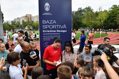 Cristina Neagu, după inaugurarea bazei sportive cu numele său: Am trăit un moment special, sunt onorată!