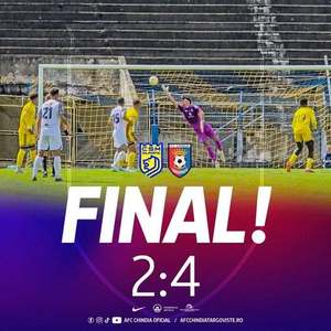 Liga 2: Chindia Târgovişte a învins CSM Satu Mare, scor 4-2