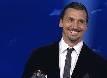 Zlatan brahimovici a primit Premiul Preşedintelui UEFA / Filmuleţul amuzant care a precedat momentul din cadrul tragerii la sorţi a LC - VIDEO