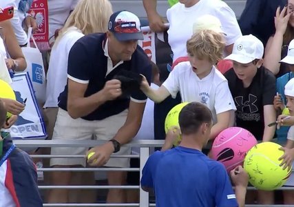 US Open: Kamil Majchrzak i-a oferit şapca sa unui copil, dar aceasta a fost luată de un adult. Jucătorul polonez a reuşit să facă dreptate