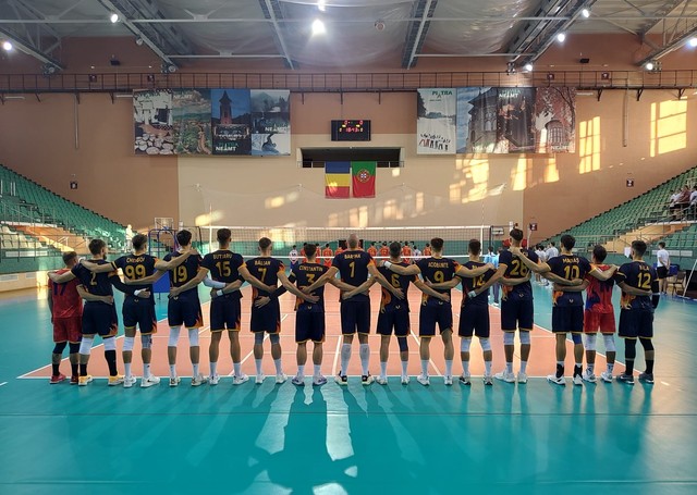 Volei masculin: România, victorie cu Portugalia şi în al doilea amical de la Piatra Neamţ, în pregătire pentru Campionatul Mondial