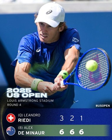 US Open: Alex De Minaur s-a calificat în sferturi