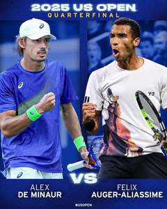 US Open: Canadianul Félix Auger-Aliassime, în sferturi, unde îl va întâlni pe Alex de Minaur