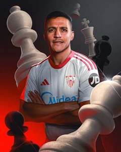 La 36 de ani, atacantul chilian Alexis Sanchez a semnat cu FC Sevilla
