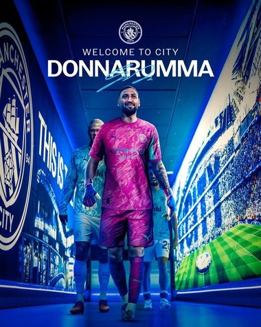 Manchester City a oficializat transferul lui Gianluigi Donnarumma de la PSG. Portarul italian a semnat pe cinci sezoane