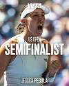 Jessica Pegula a învins-o pe Barbora Krejcikova şi este prima semifinalistă la US Open