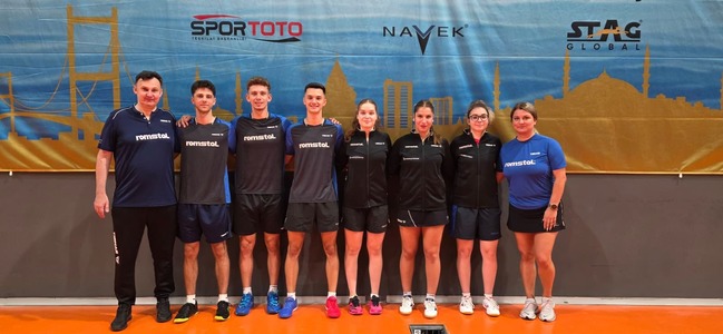Tenis de masă: Aur şi bronz pentru România la Campionatele Balcanice de seniori 