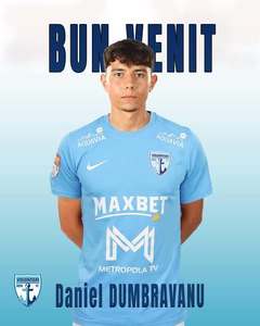 FC Voluntari l-a împrumutat pe fundaşul Daniel Dumbravanu de la CFR Cluj 