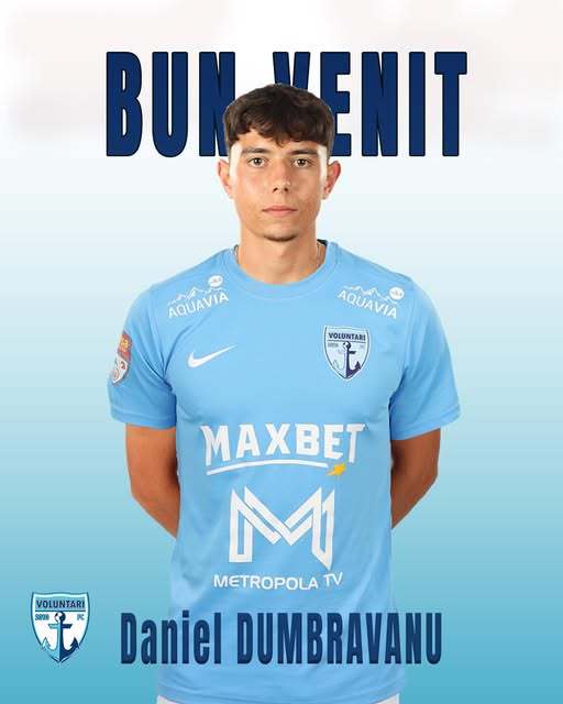 FC Voluntari l-a împrumutat pe fundaşul Daniel Dumbravanu de la CFR Cluj 