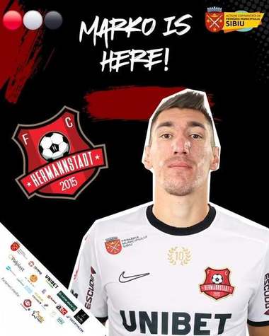 Superliga: Atacantul Marko Gjorgjievski a plecat de la CFR Cluj şi a semnat cu FC Hermannstadt