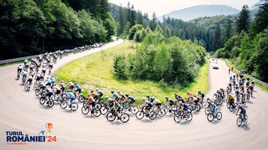 Ciclism: 150 de sportivi din 13 ţări pornesc miercuri în Turul României