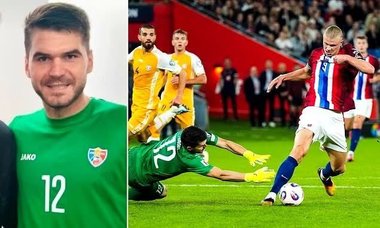 „Nu e vina mea”: Erling Haaland a cerut scuze portarului Republicii Moldova, după ce a marcat cinci goluri