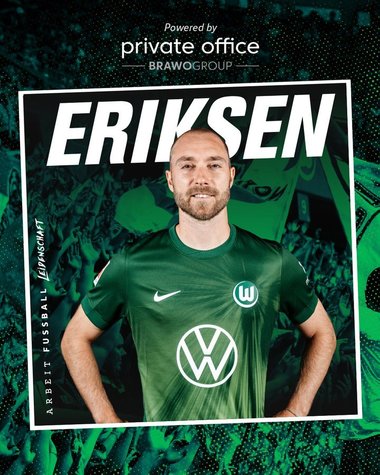 VfL Wolfsburg l-a transferat pe danezul Christian Eriksen