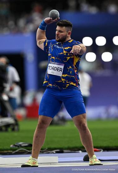 Atletism: Rareş Toader a ratat calificarea în finală la aruncarea greutăţii, la Campionatele Mondiale de la Tokyo