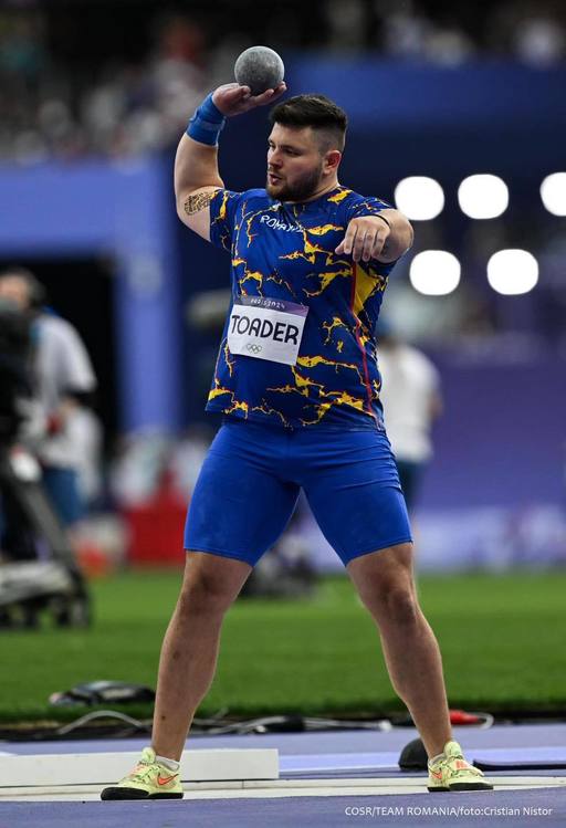 Atletism: Rareş Toader a ratat calificarea în finală la aruncarea greutăţii, la Campionatele Mondiale de la Tokyo