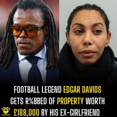 Legendarul Edgar Davids, victimă a unui furt spectaculos comis de fosta sa iubită. Ce a păţit fostul internaţional olandez