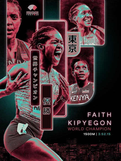 Atletism: Legendara Faith Kipyegon a câştigat un al patrulea titlu mondial la 1.500 metri