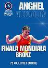 Lupte: Sportiva Alexandra Anghel va lupta pentru bronz la CM de la Zagreb
