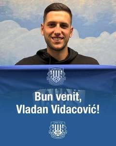 Liga 2: Poli Iaşi l-a transferat pe mijlocaşul sârb Vladan Vidakovic 