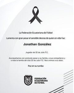 Ecuador: Un al treilea fotbalist a fost ucis prin împuşcare de la începutul lunii septembrie