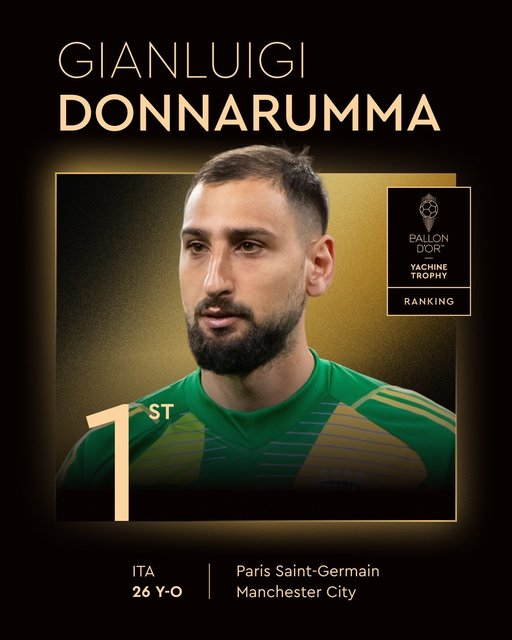 Gala Balonul de Aur: Hannah Hampton şi Gianluigi Donnarumma au câştigat trofeul Iaşin pentru cel mai bun portar
