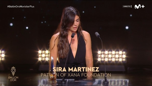 Premiul Socrates, primit la Gala Balonul de Aur de fundaţia Xana, susţinută de Luis Enrique în memoria fiicei sale