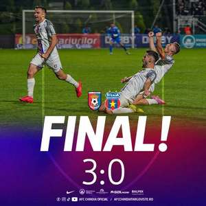 Liga 2: Chindia Târgovişte a învins Steaua, scor 3-0