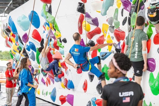Două medalii de aur şi una de bronz pentru România la Campionatele Mondiale de Escaladă şi Para-Escaladă IFSC 2025 