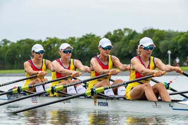 Echipajul de patru vâsle feminin, locul 4 la CM de Canotaj