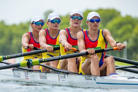 O nouă medalie pentru România la CM de Canotaj de la Shanghai: Echipajul de patru rame feminin s-a clasat pe locul doi