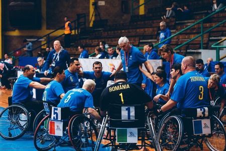 România, în grupă cu Portugalia, Franţa şi Spania, la Campionatul European de handbal în scaun cu rotile