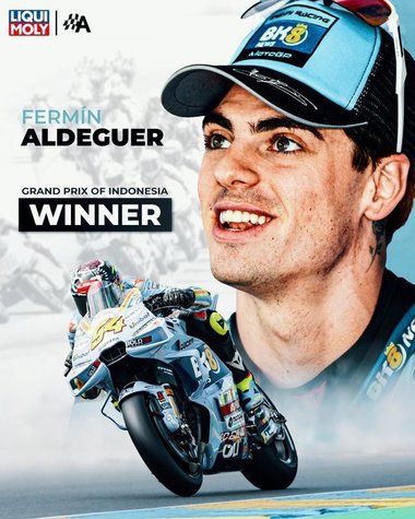 MotoGP: Victorie pentru debutantul Fermin Aldeguer la Grand Prix-ul Indoneziei. Căzătură violentă pentru Marc Marquez - VIDEO