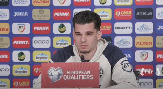 Ianis Hagi: Ne luptăm până la capăt ca să terminăm cel puţin pe locul doi în grupă / Meciul cu Moldova, important pentru tot ce am lucrat până acum