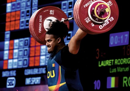 Medalie de argint pentru România la Mondialele de haltere: Luis Lauret, vicecampion la 110 kg