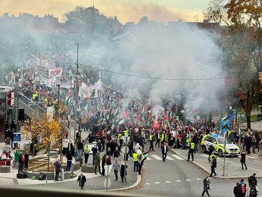 „Excludeţi Israelul!”. Manifestaţii pro-Palestina înaintea meciului Norvegia - Israel