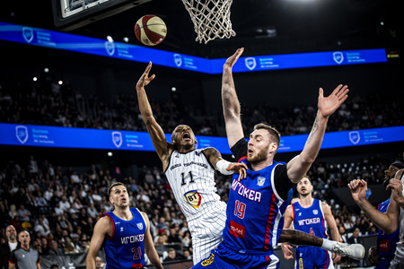 Baschet masculin: U BT Cluj, a doua victorie în Liga Adriatică, scor 106-84 cu Igokea, pe teren propriu