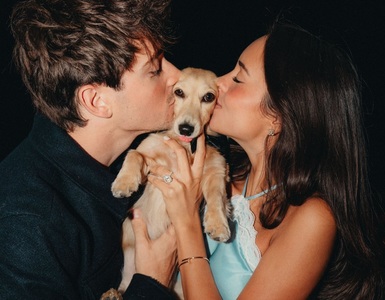 ”Tati vrea să se căsătorească cu tine”. Cererea în căsătorie inedită a lui Charles Leclerc, ajutat de câinele său Leo