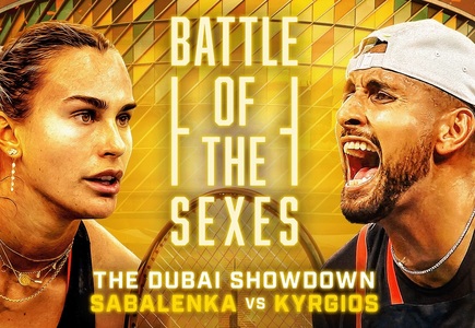 Tenis: Sabalenka îl va înfrunta pe Kyrgios în „Bătălia sexelor”