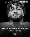 NFL: Marshawn Kneeland, jucător în vârstă de 24 de ani al echipei Dallas Cowboys, s-a sinucis după o urmărire cu poliţia