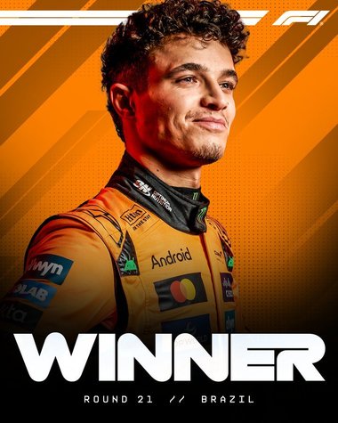 UPDATE - Formula 1: Lando Norris a câştigat Grand Prix-ul Braziliei. Revenire spectaculoasă pentru Max Verstappen